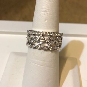 Silver 3 stack ring